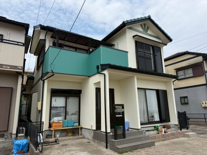外壁塗装工事　神戸町K様邸