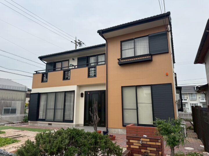 外壁塗装工事　羽島市A様邸
