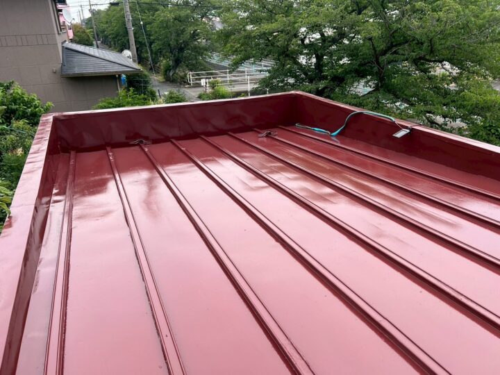 物置屋根塗装工事　大垣市　M様邸
