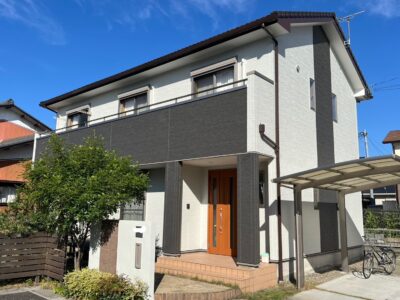 外壁・塀・ポスト塗装・ベランダ防水工事　大垣市U様邸