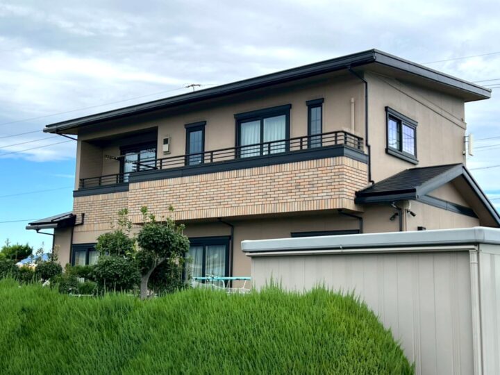 外壁塗装工事　大垣市K様邸