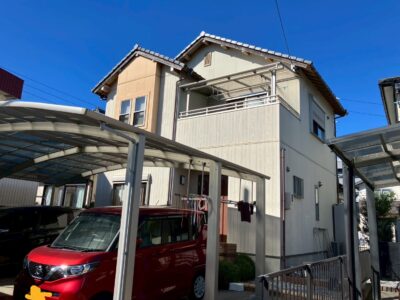 外壁塗装・ベランダ防水工事　大垣市K様邸