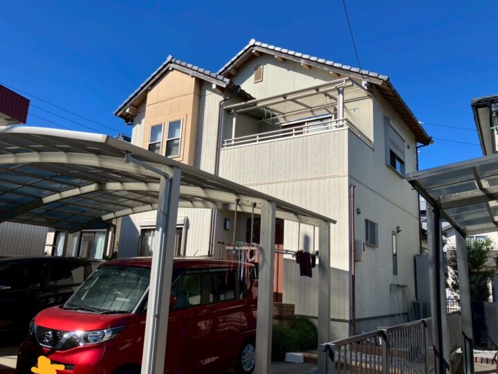 外壁塗装・ベランダ防水工事　大垣市K様邸