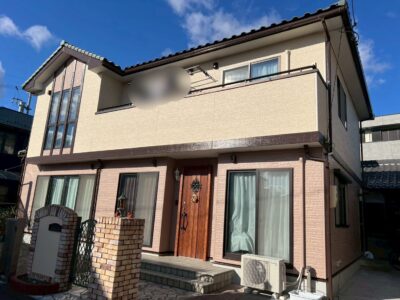 外壁塗装工事　大垣市S様邸