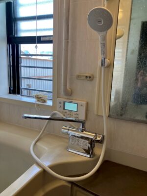浴室水栓交換工事　揖斐郡池田町F様邸