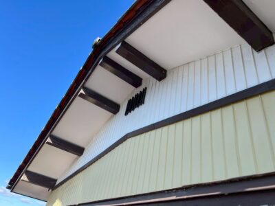 軒天塗装工事　安八郡神戸町M様邸