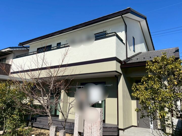 外壁塗装工事　大垣市K様邸