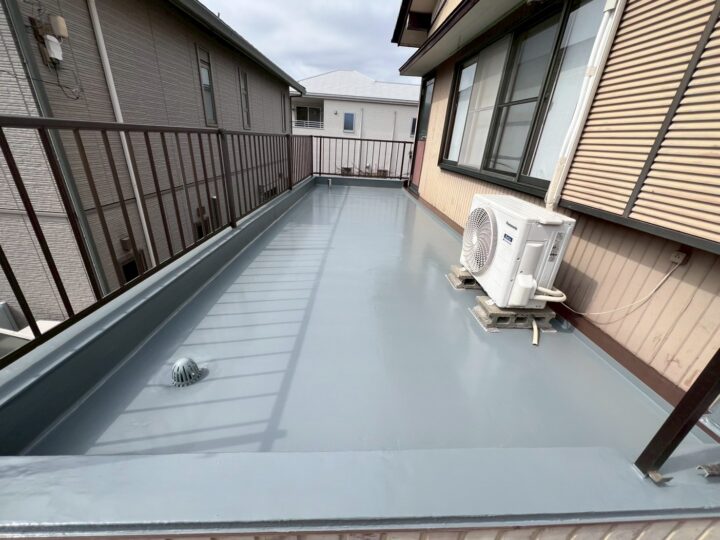 バルコニー防水・板金カバー工事　大垣市F様邸