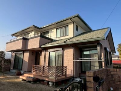 外壁塗装・ベランダ笠木カバー工事　大垣市K様邸