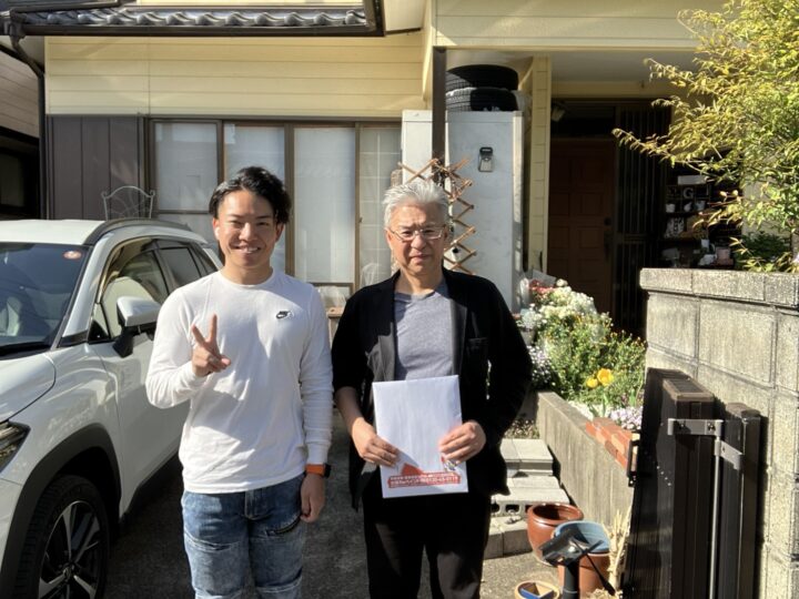 岐阜県大垣市 外壁張り替え+塗装工事 K様