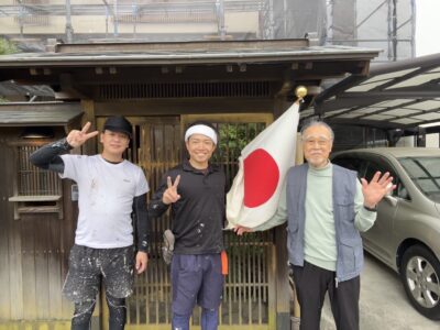 岐阜県瑞穂市　外壁塗装・ベランダ防水・屋根漆喰工事　N様