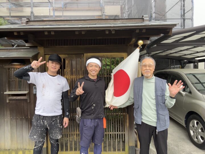 岐阜県瑞穂市　外壁塗装・ベランダ防水・屋根漆喰工事　N様