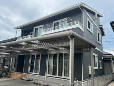 外壁塗装工事　大垣市Y様邸