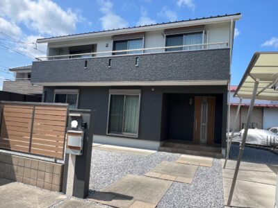 岐阜県大垣市　外壁塗装・ベランダ防水工事　K様